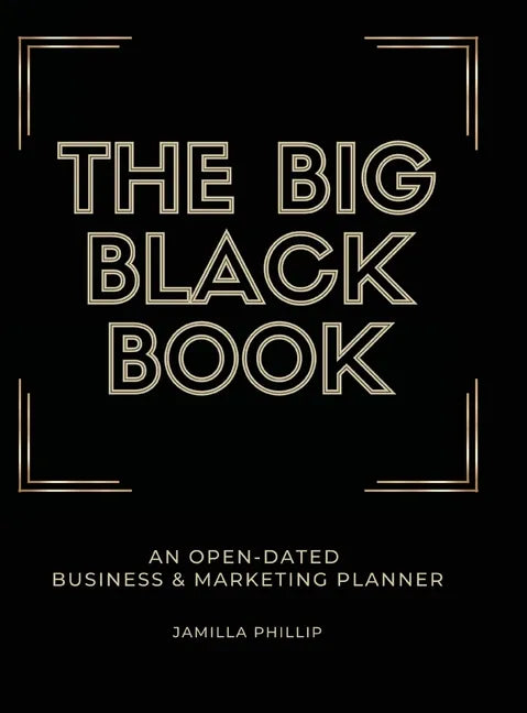 The Big Black Book: An Open-Dated Marketing Planner - Hardcover