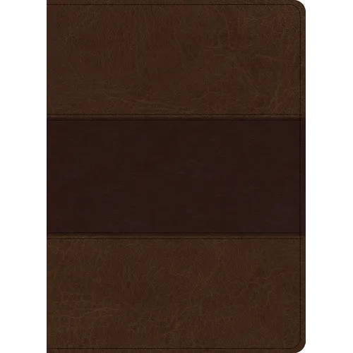 KJV Study Bible, Large Print Edition, Saddle Brown Leathertouch - Imitation Leather
