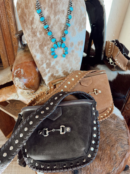 The Western + Co. Lil’ Bit Bum Bag in Chestnut