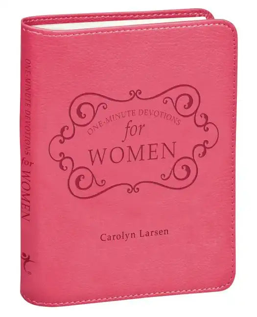 One-Minute Devotions for Women Pink Faux Leather - Leather