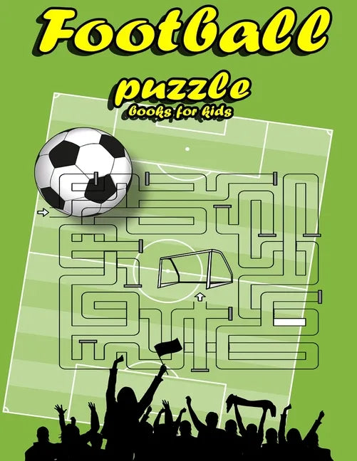 Football puzzle books for kids: Football Activity Book For Kids Aged 6-12 - Paperback