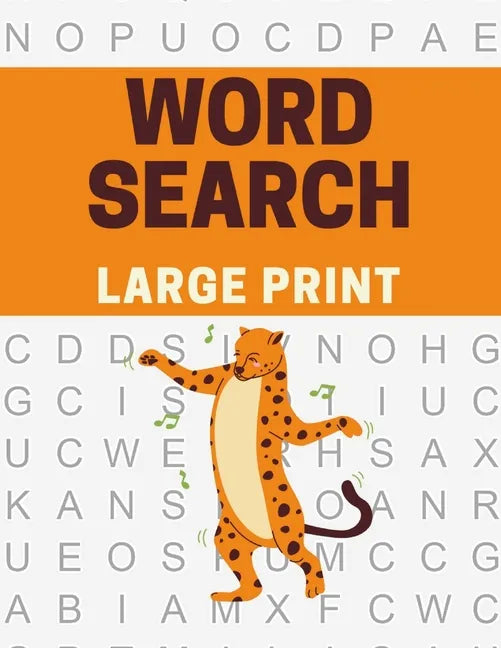 Large Print Word Search: Large Printed Word Searches for Elderly - Paperback