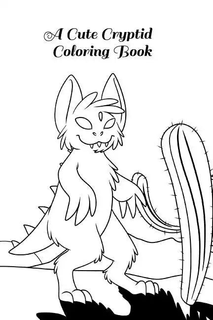 A Cute Cryptid Coloring Book - Paperback