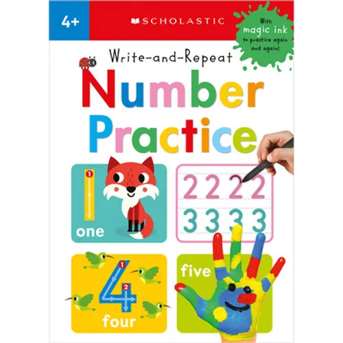 Write-And-Repeat Number Practice: Scholastic Early Learners (Write-And-Repeat) - Paperback