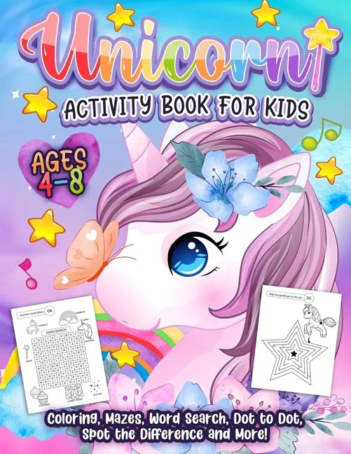 Unicorn Activity Book - Paperback