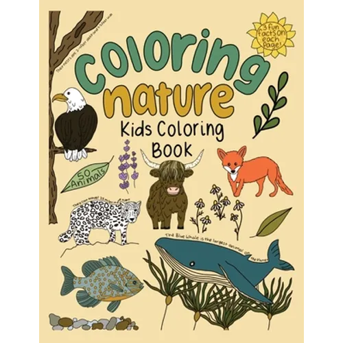 Coloring Nature: Kids Coloring Book - Paperback