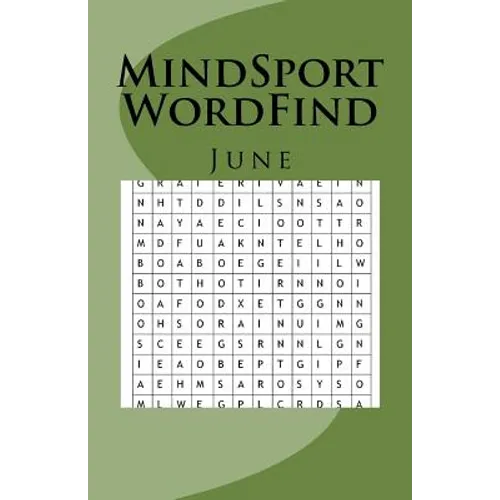 MindSport WordFind June - Paperback
