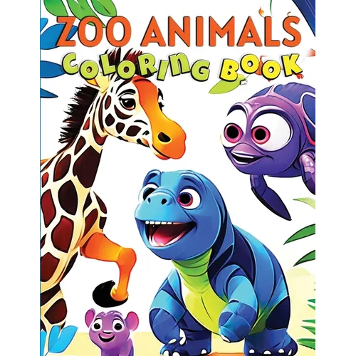 ZOO Animals Coloring Book for Kids: Zookeeper's Playground Coloring Book - Paperback