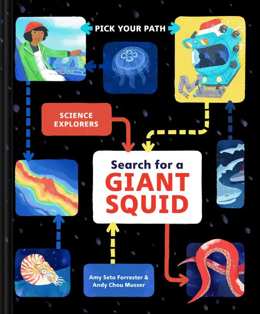 Search for a Giant Squid: Pick Your Path - Hardcover