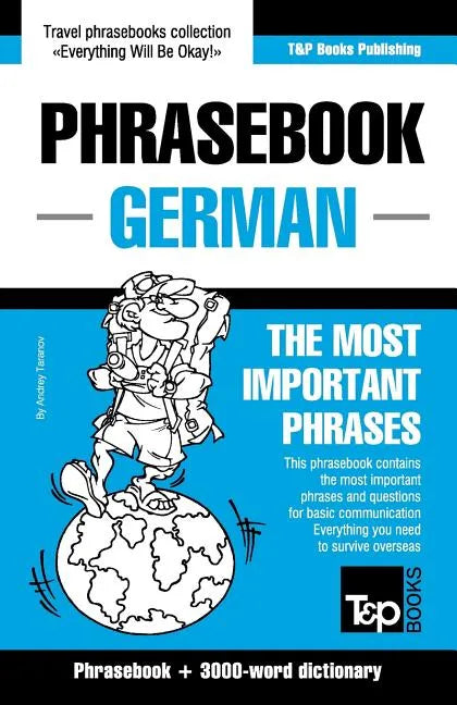 English-German Phrasebook and 3000-word topical vocabulary - Paperback