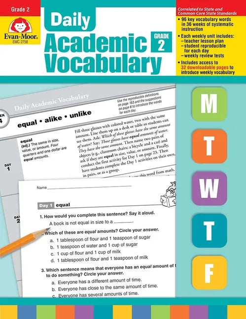 Daily Academic Vocabulary, Grade 2 Teacher Edition - Paperback