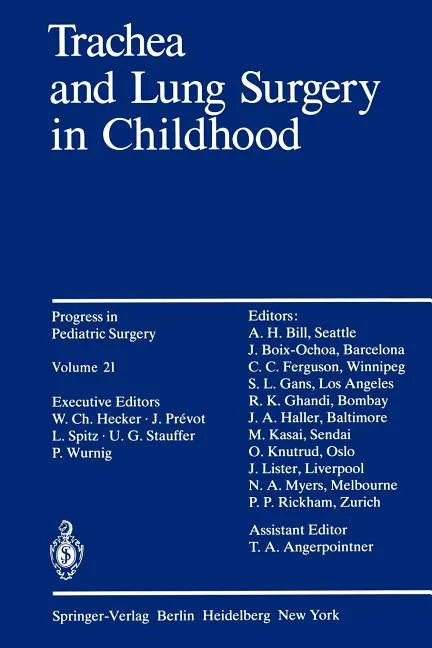 Trachea and Lung Surgery in Childhood - Paperback