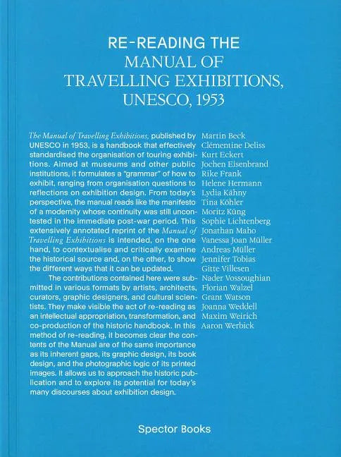 Re-Reading the Manual of Travelling Exhibitions - Paperback