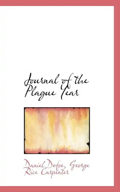 Journal of the Plague Year - Paperback
