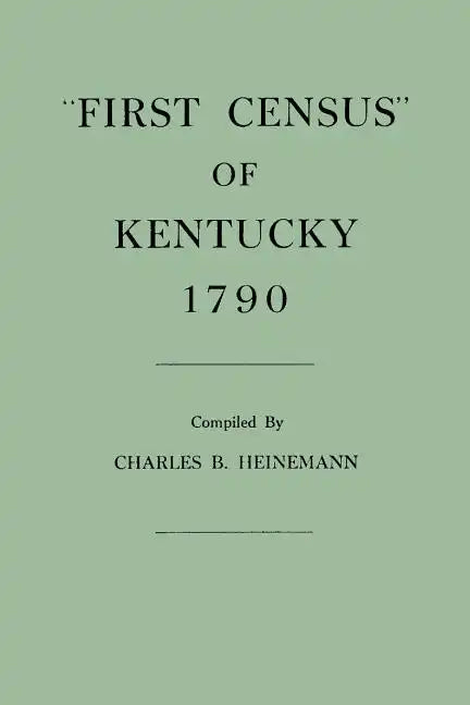 First Census of Kentucky, 1790 - Paperback