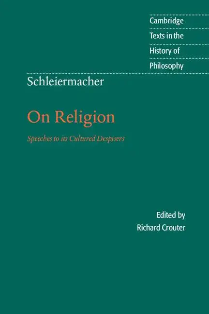 Schleiermacher: On Religion - Paperback