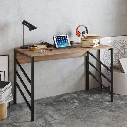 Tuna 47" Wide Metal Manufactured Wood Computer Desk