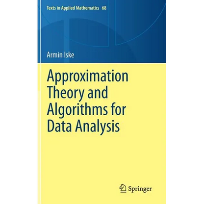 Approximation Theory and Algorithms for Data Analysis - Hardcover