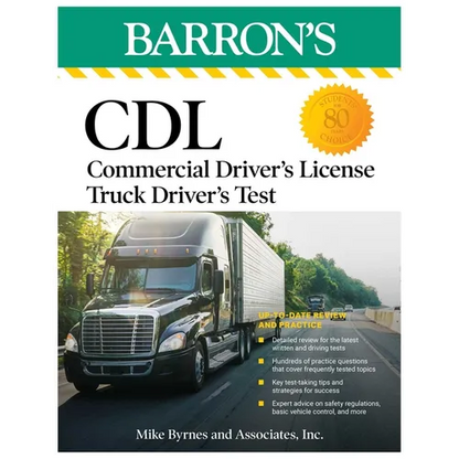 CDL: Commercial Driver's License Truck Driver's Test, Fifth Edition: Comprehensive Subject Review + Practice - Paperback