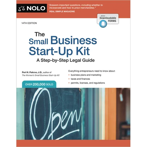 The Small Business Start-Up Kit: A Step-By-Step Legal Guide - Paperback