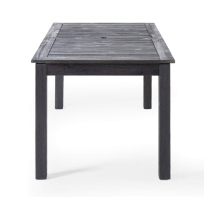 Alora 9-Piece Outdoor Dining Set With Extendable Acacia Wood Patio Table (SAK75134)