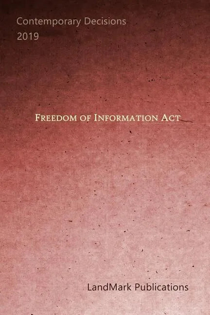 Freedom of Information Act - Paperback