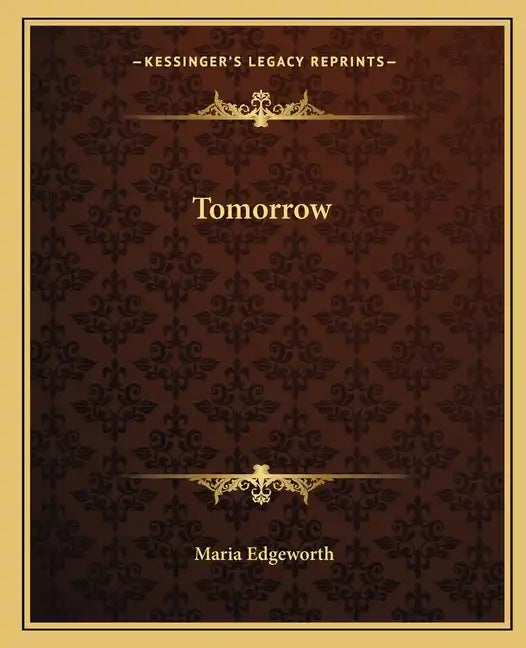 Tomorrow - Paperback