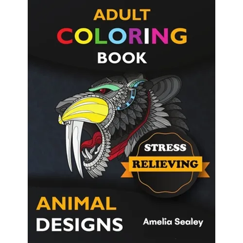 Animal Coloring Book for Adults: Mandala Animals Coloring Book for Adult Relaxation - Paperback