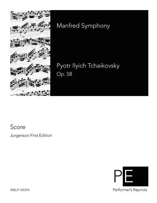 Manfred Symphony - Paperback