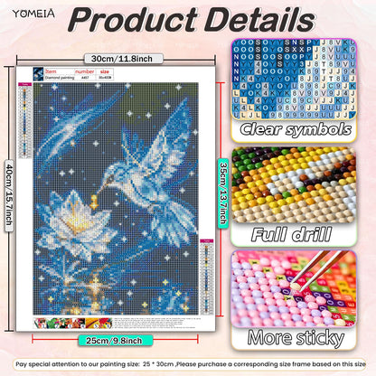 Diamond Painting Kit for Adults Beginners – Full Drill Round 5D Diamond Art