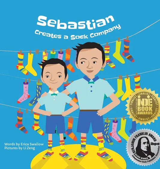 Sebastian Creates A Sock Company - Hardcover