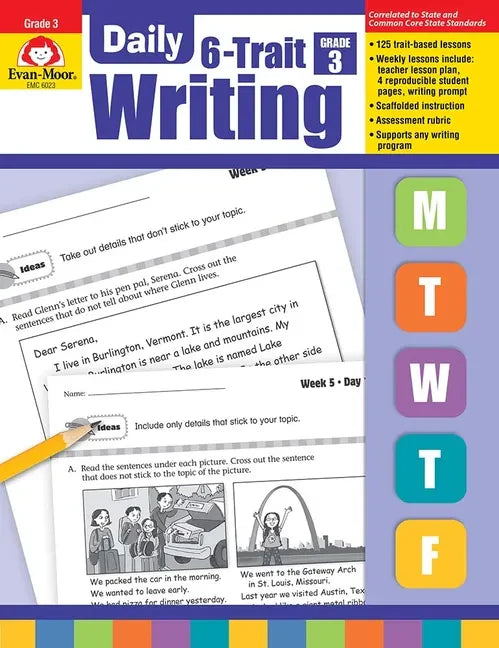 Daily 6-Trait Writing, Grade 3 Teacher Edition - Paperback