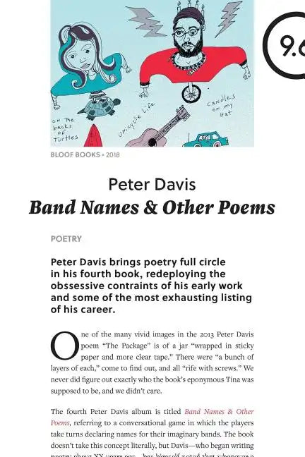 Band Names & Other Poems - Paperback