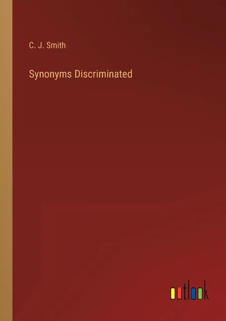 Synonyms Discriminated - Paperback