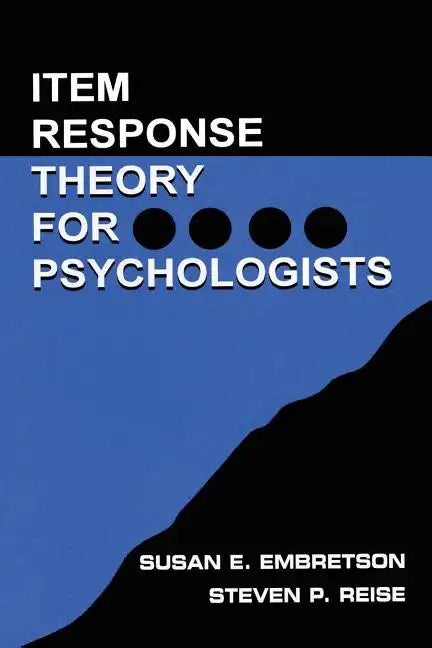 Item Response Theory for Psychologists - Paperback