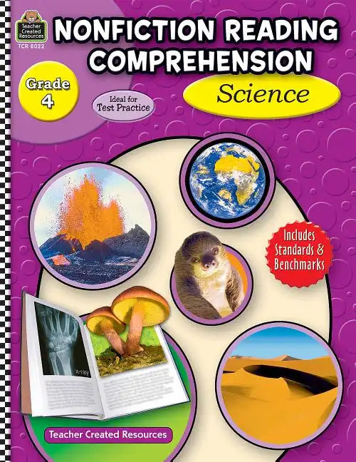 Nonfiction Reading Comprehension: Science, Grade 4 - Paperback