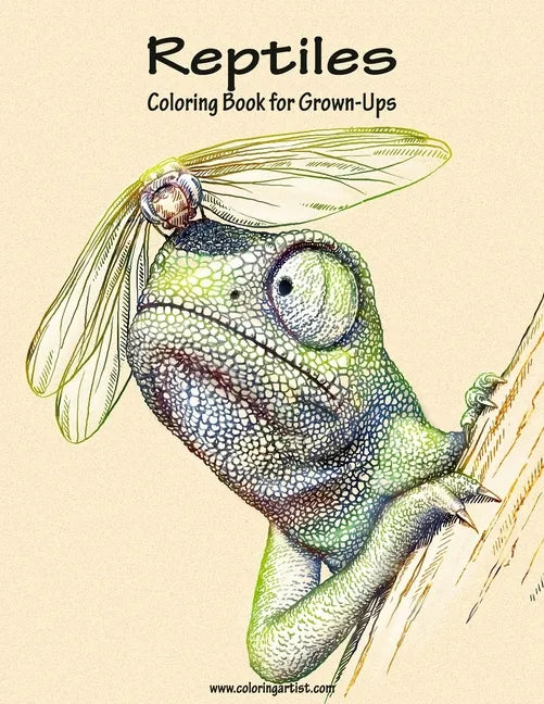 Reptiles Coloring Book for Grown-Ups 1 - Paperback