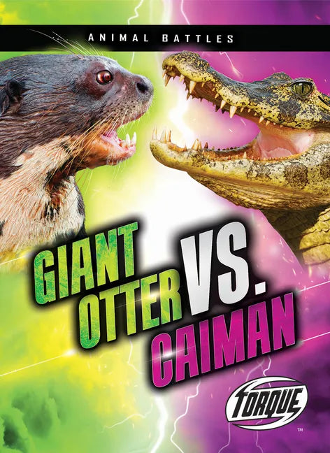 Giant Otter vs. Caiman - Library Binding