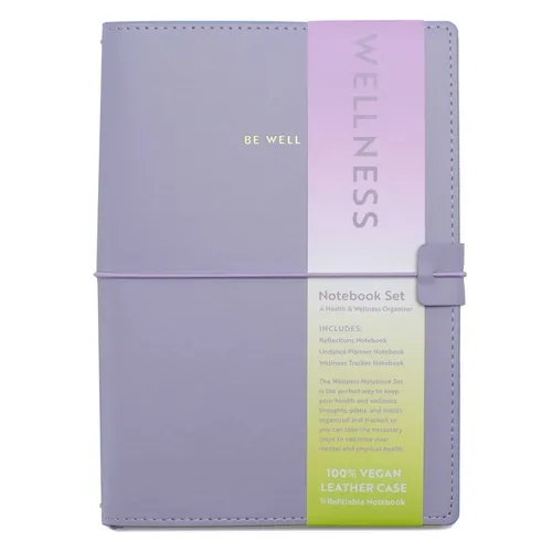 Wellness Notebook Set: A Health & Wellness Organizer (Refillable Notebook) - Paperback