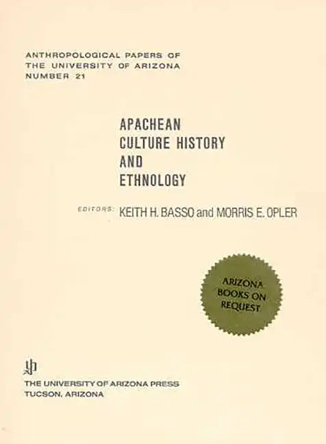 Apachean Culture History and Ethnology - Paperback
