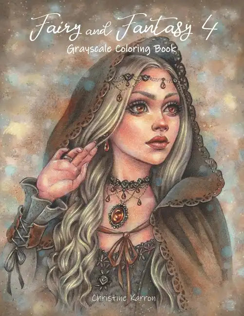 Fairy and Fantasy 4 Grayscale Coloring Book - Paperback