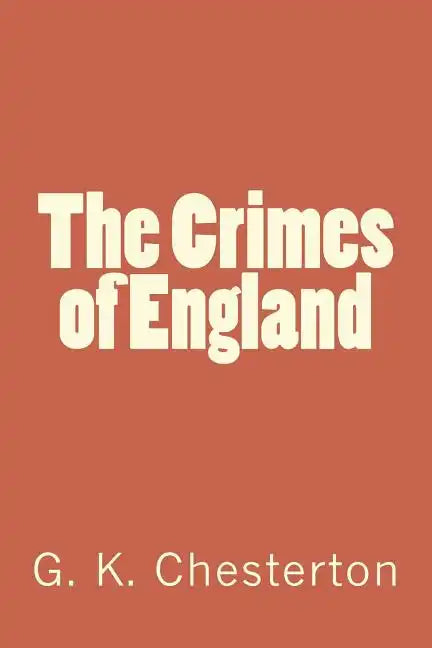 The Crimes of England - Paperback