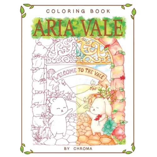 Aria Vale Coloring Book: Welcome to the Vale - Paperback
