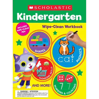 Kindergarten Wipe-Clean Workbook - Paperback