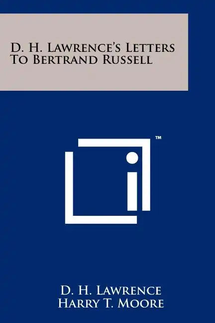 D. H. Lawrence's Letters To Bertrand Russell - Paperback