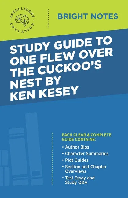 Study Guide to One Flew Over the Cuckoo's Nest by Ken Kesey - Paperback