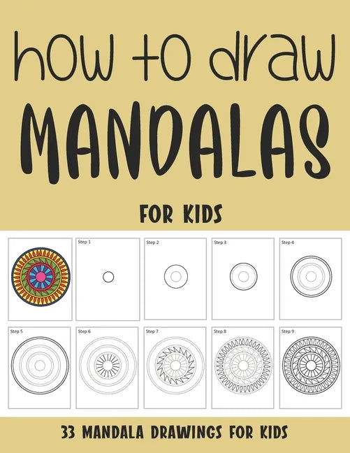 How to Draw Mandalas for Kids - Paperback