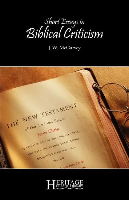 Short Essays in Biblical Criticism - Paperback