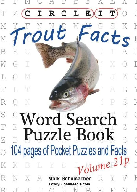 Circle It, Trout Facts, Pocket Size, Word Search, Puzzle Book - Paperback