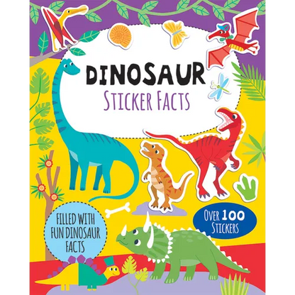 Dinosaur Sticker Facts - Paperback